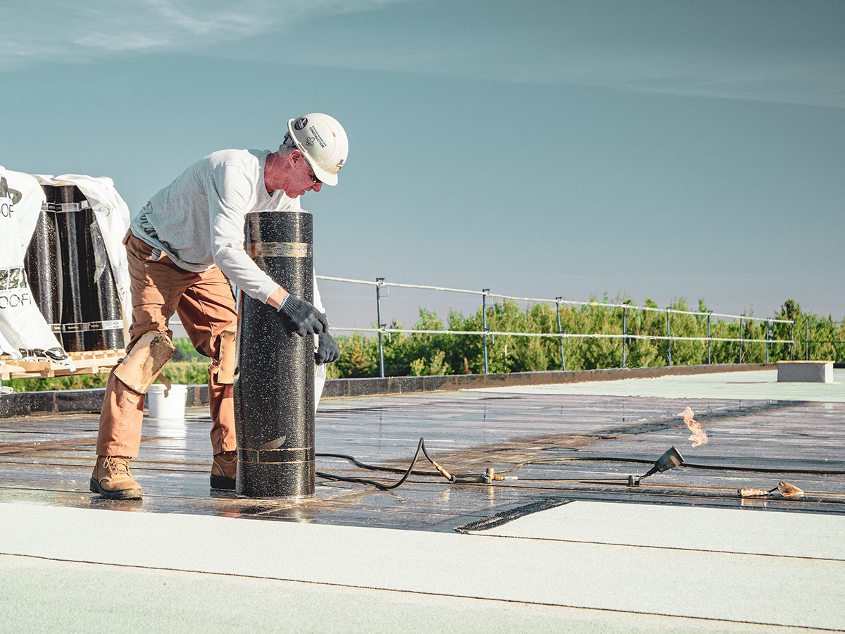 Installation Membrane élastomère Abitibi