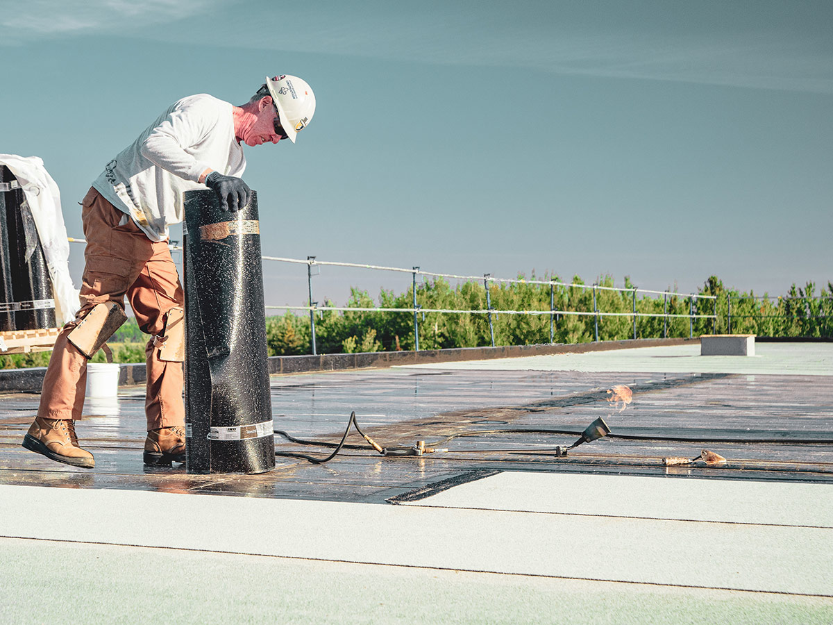 Installation Membrane élastomère Abitibi