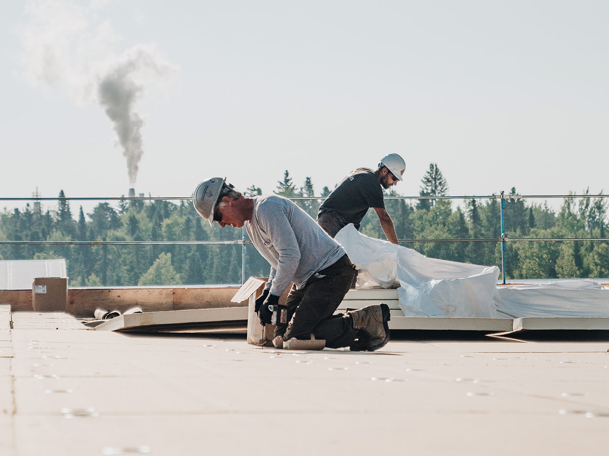 Installation Membrane élastomère Abitibi