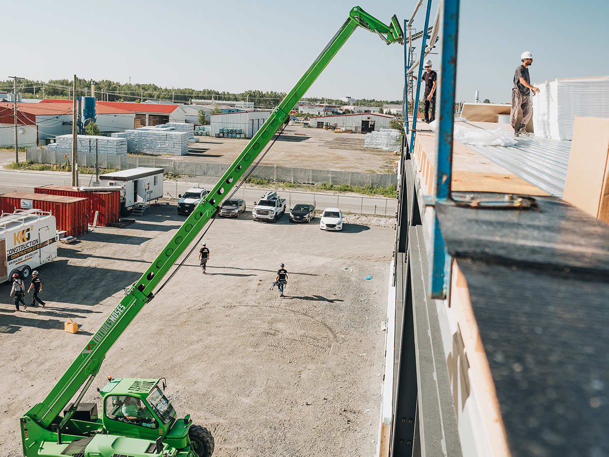 Installation Membrane élastomère Abitibi