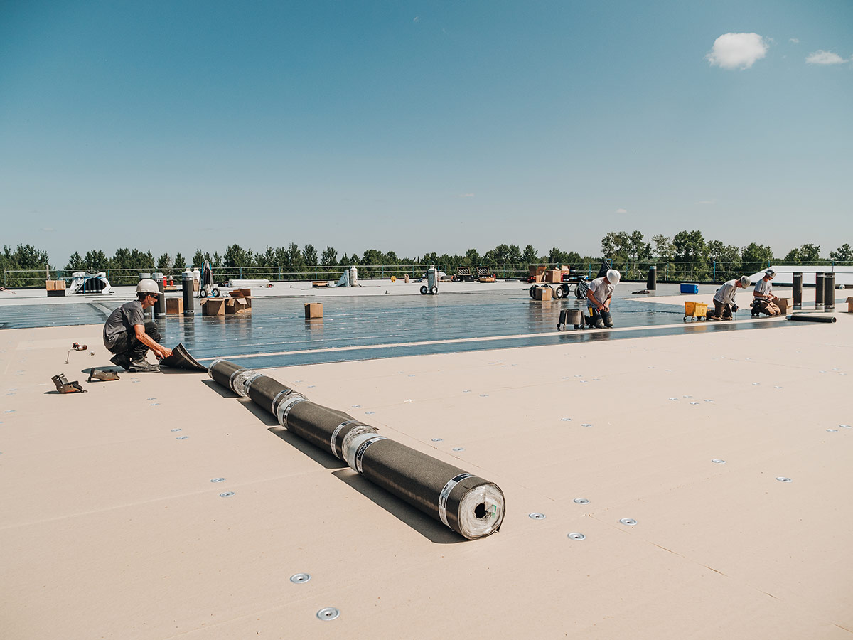 Installation Membrane élastomère Abitibi