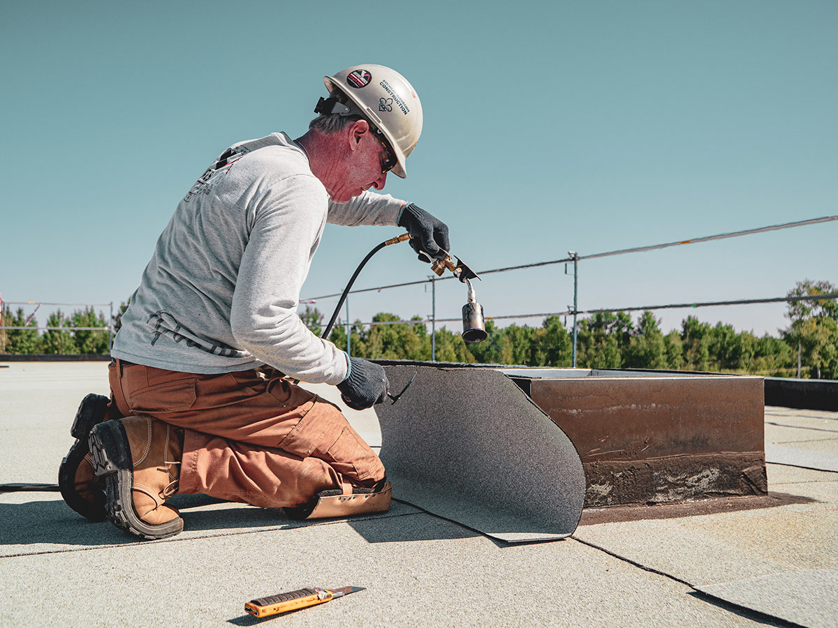 Installation Membrane élastomère Abitibi